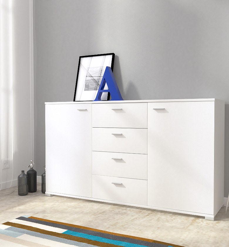 BUFFET 2 DOORS AND 4 DRAW image