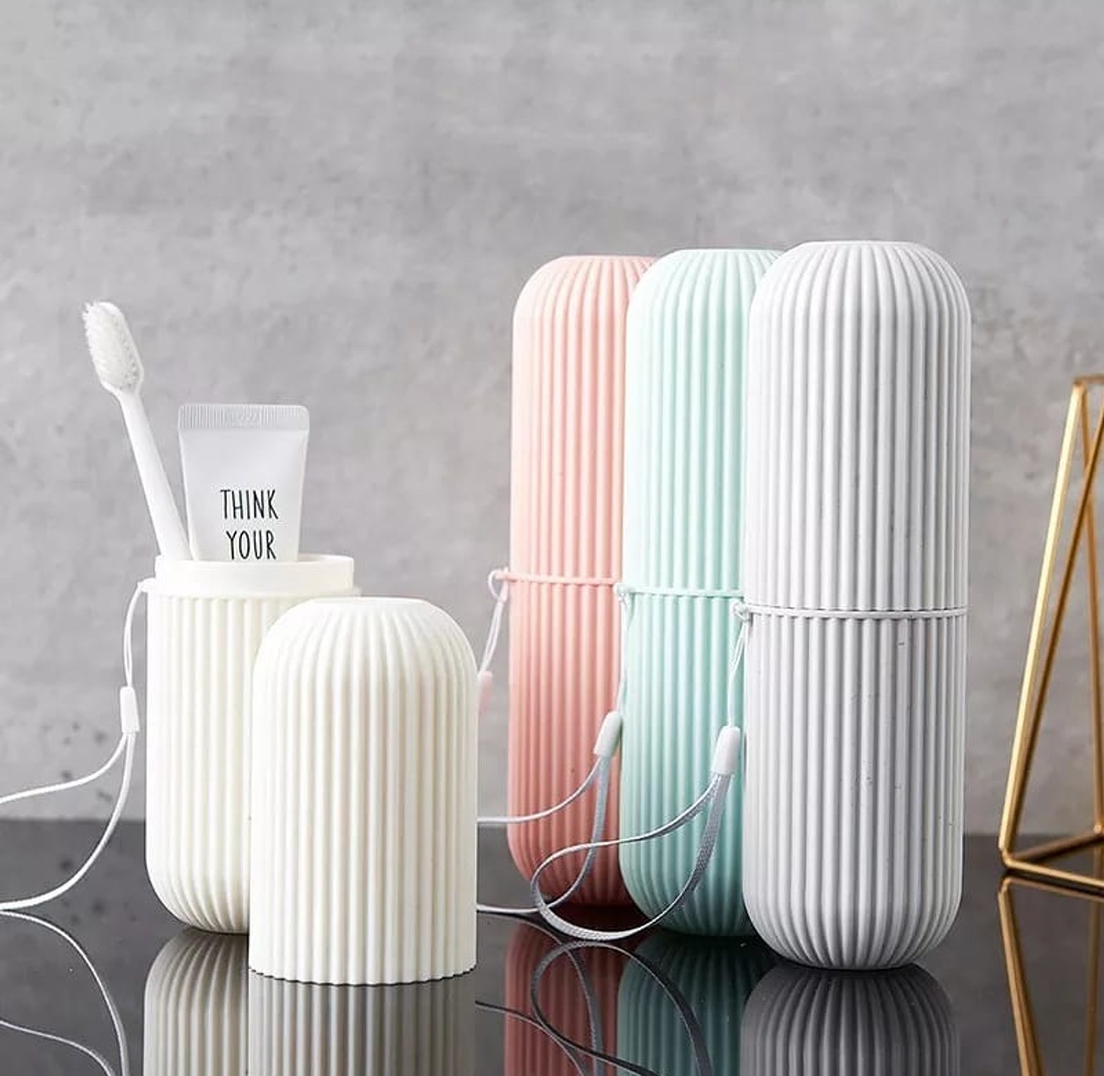 Portable Toothbrush & Toothpaste Holder image