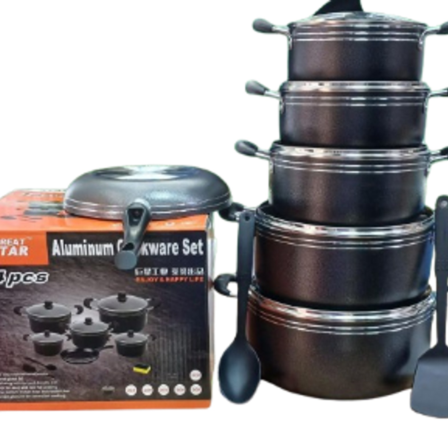  Cookware Set. 14pcs Great star cookware set  image