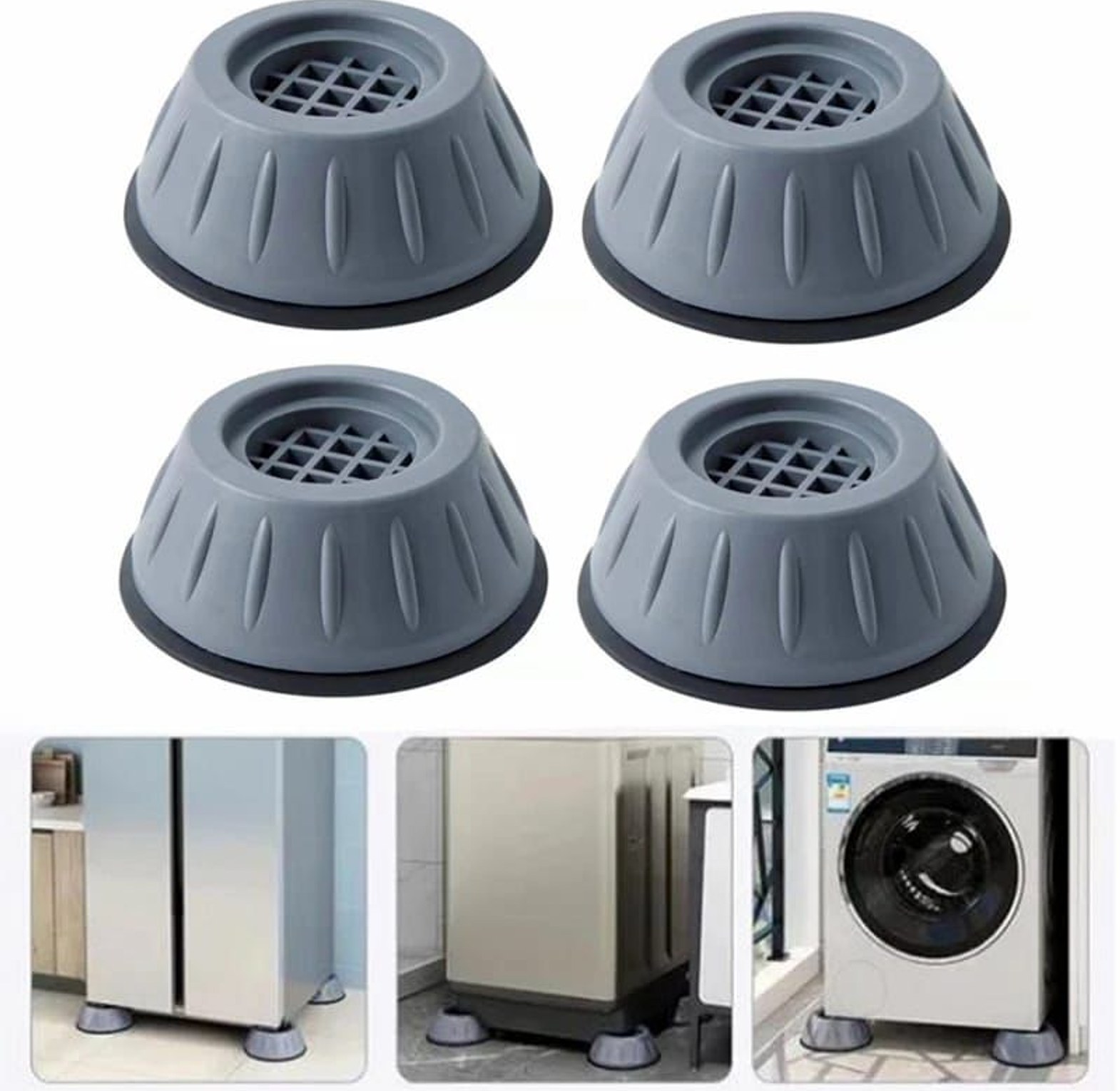 4-Piece Universal Anti-Vibration Shock and Noise Cancelling Pads image
