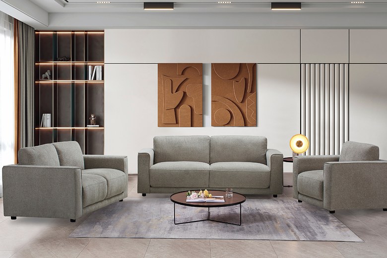 Elona 6 Seater Fabric Sofa (3+2+1) image