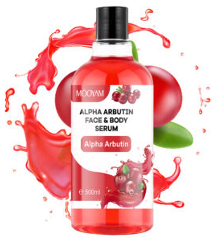 Mooyam Alpha Arbutin Face & Body Serum – 500 ml image