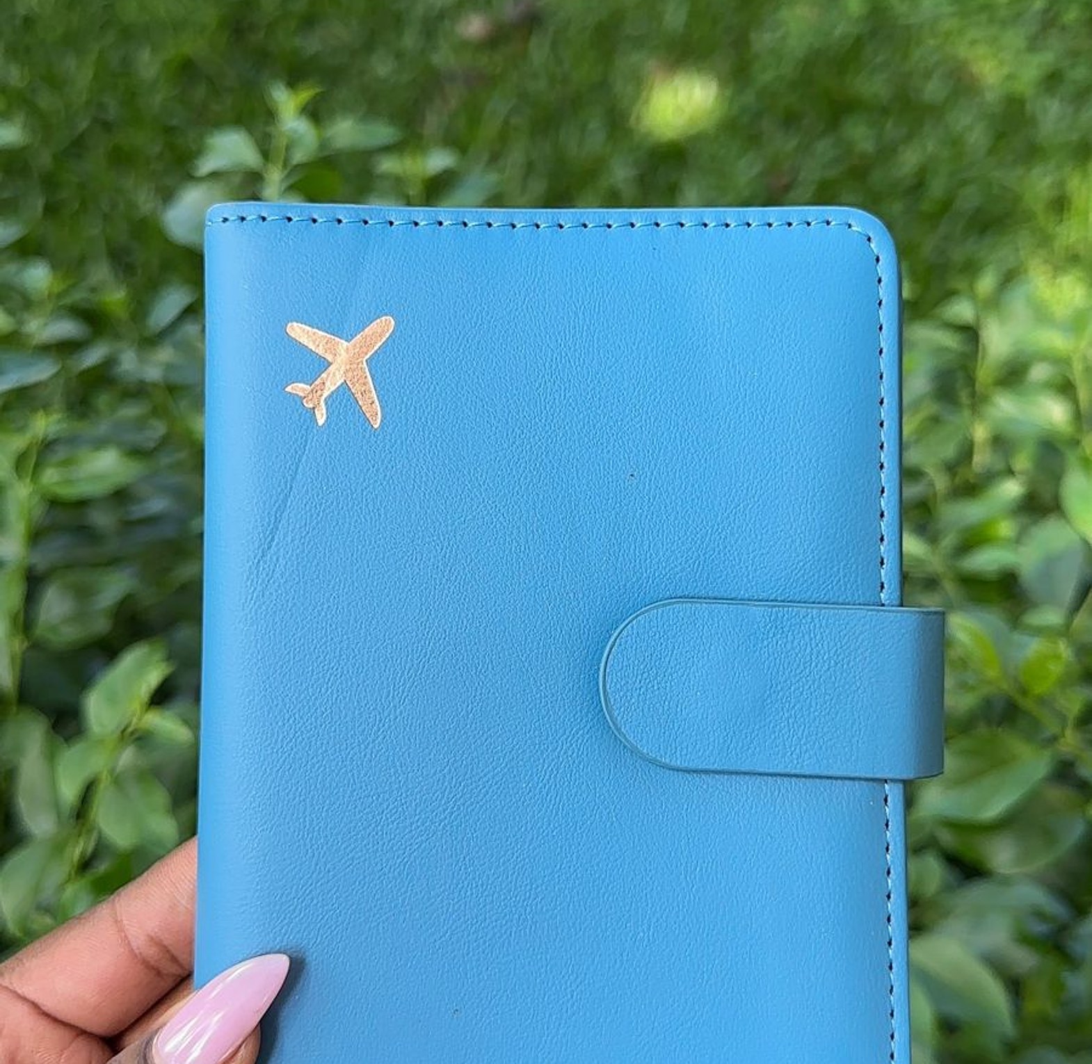 Passport Holder Travel Organizer Wallet and Card Holder image