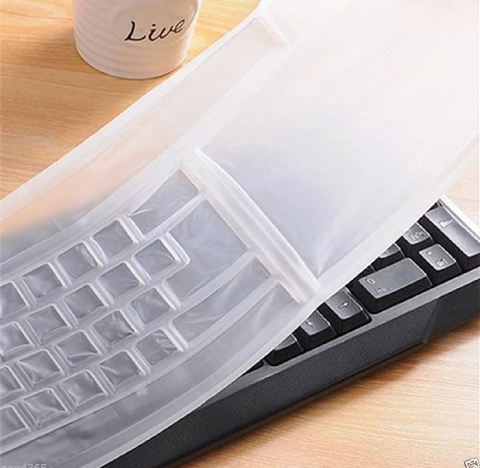Universal Silicone Desktop Computer Keyboard Cover image