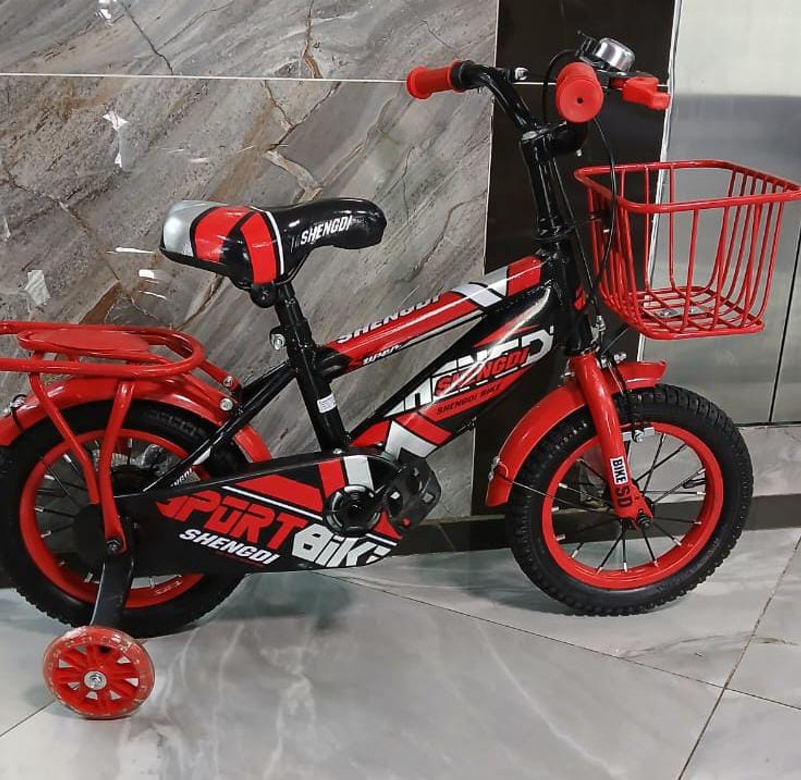 BICYCLES. Size 12 (3 to 6 yrs) With Trainer Wheels Quality Affordable  Bird bike image