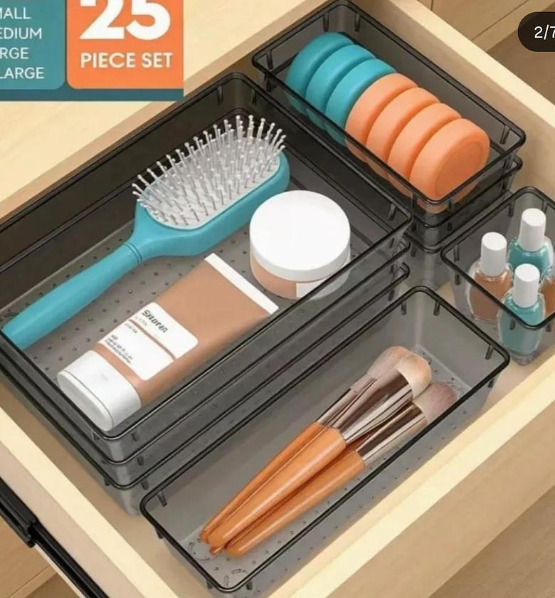 25 pcs set drawer organizers image