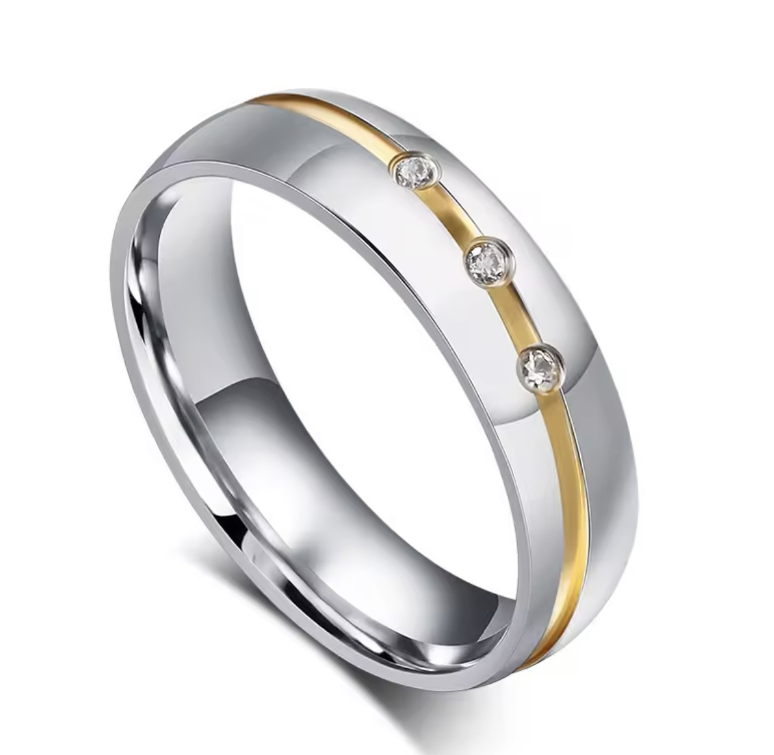 Eternal Bond Engravable Steel Band Set image