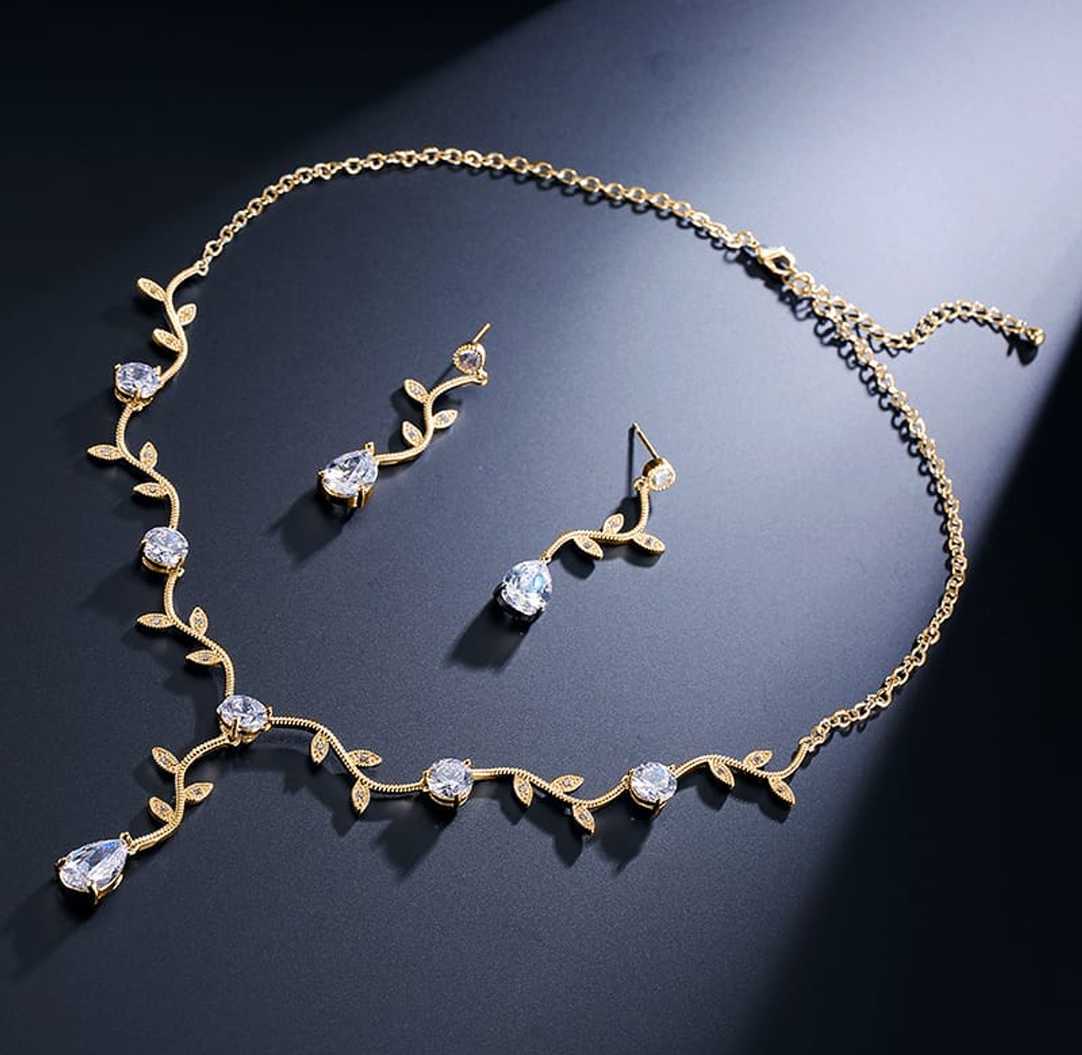 Cubic Zirconia Bridal Set image