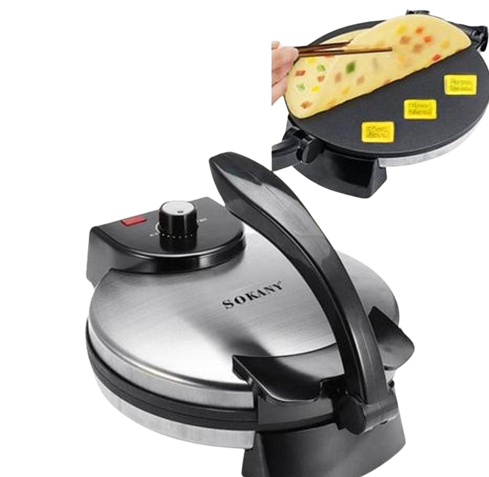 Sokany Heavy Duty Non Stick Electric Chapati/ Roti Maker image