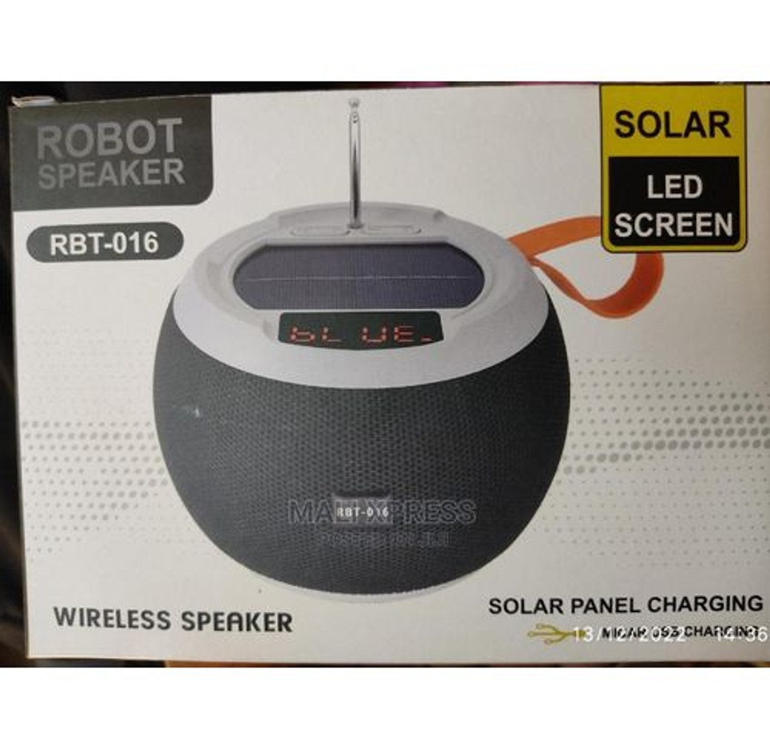 BLUETOOTH SPEAKER. Robot Portable RBT-016 Bluetooth Speaker image