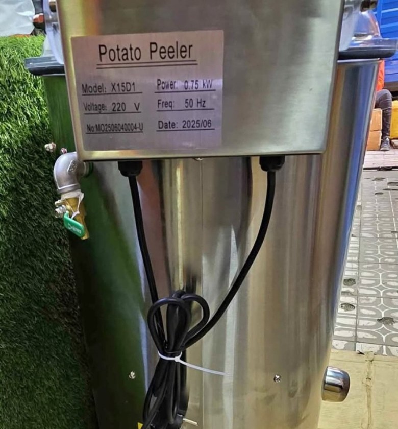 Stainless potato pealer 10kgs image
