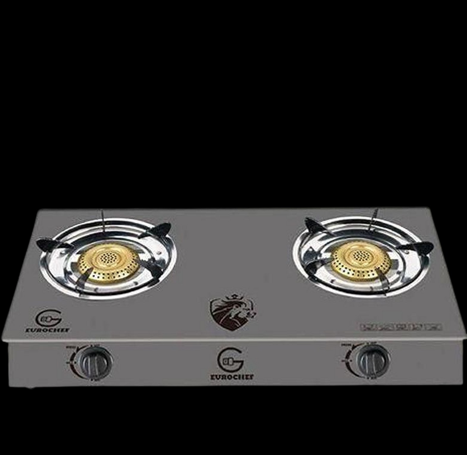 Eurochef Glass Gas Stove, 2 Burners Gas Cooker, Table Top image
