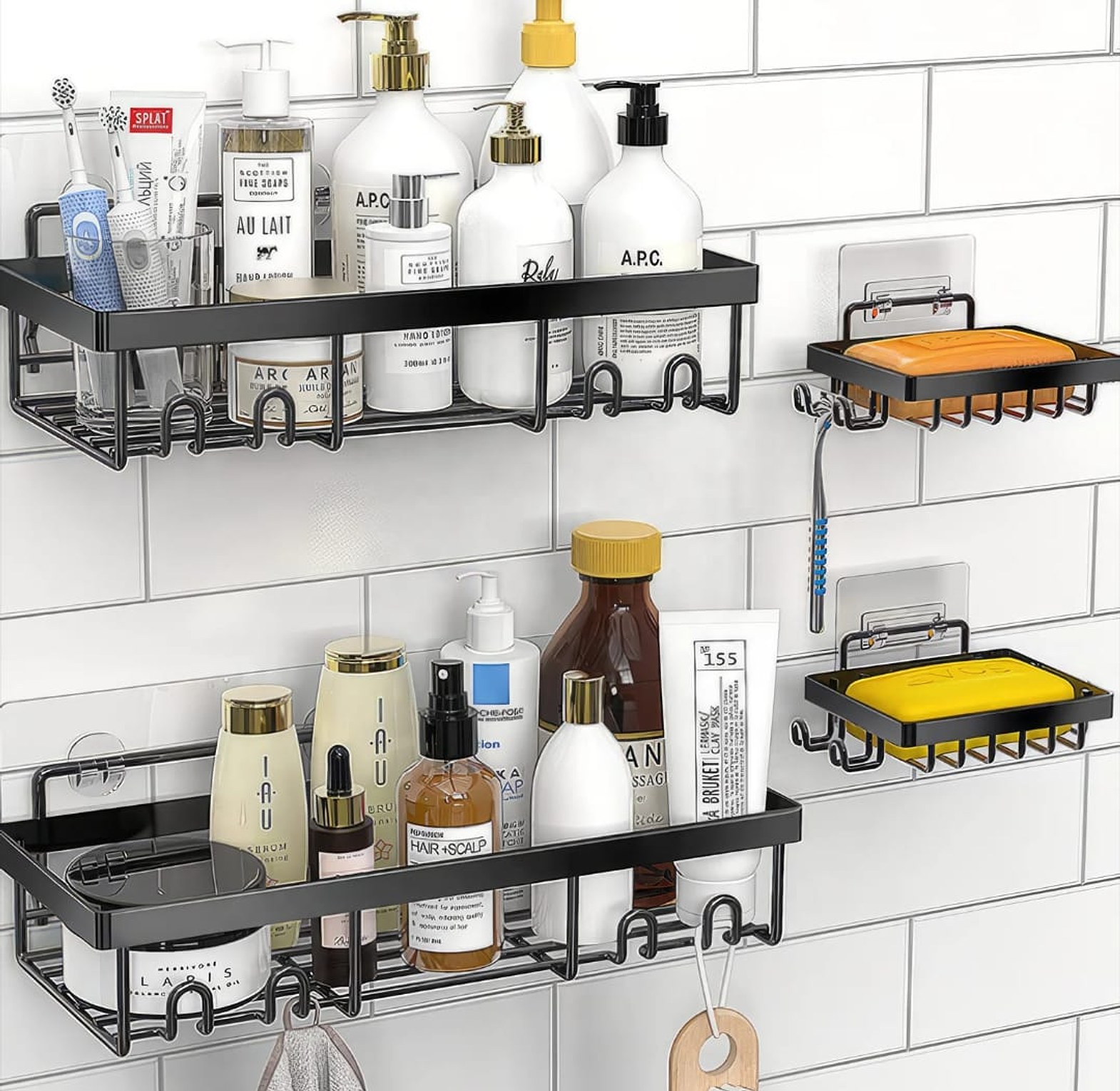 6-Piece Shower Caddy Set image