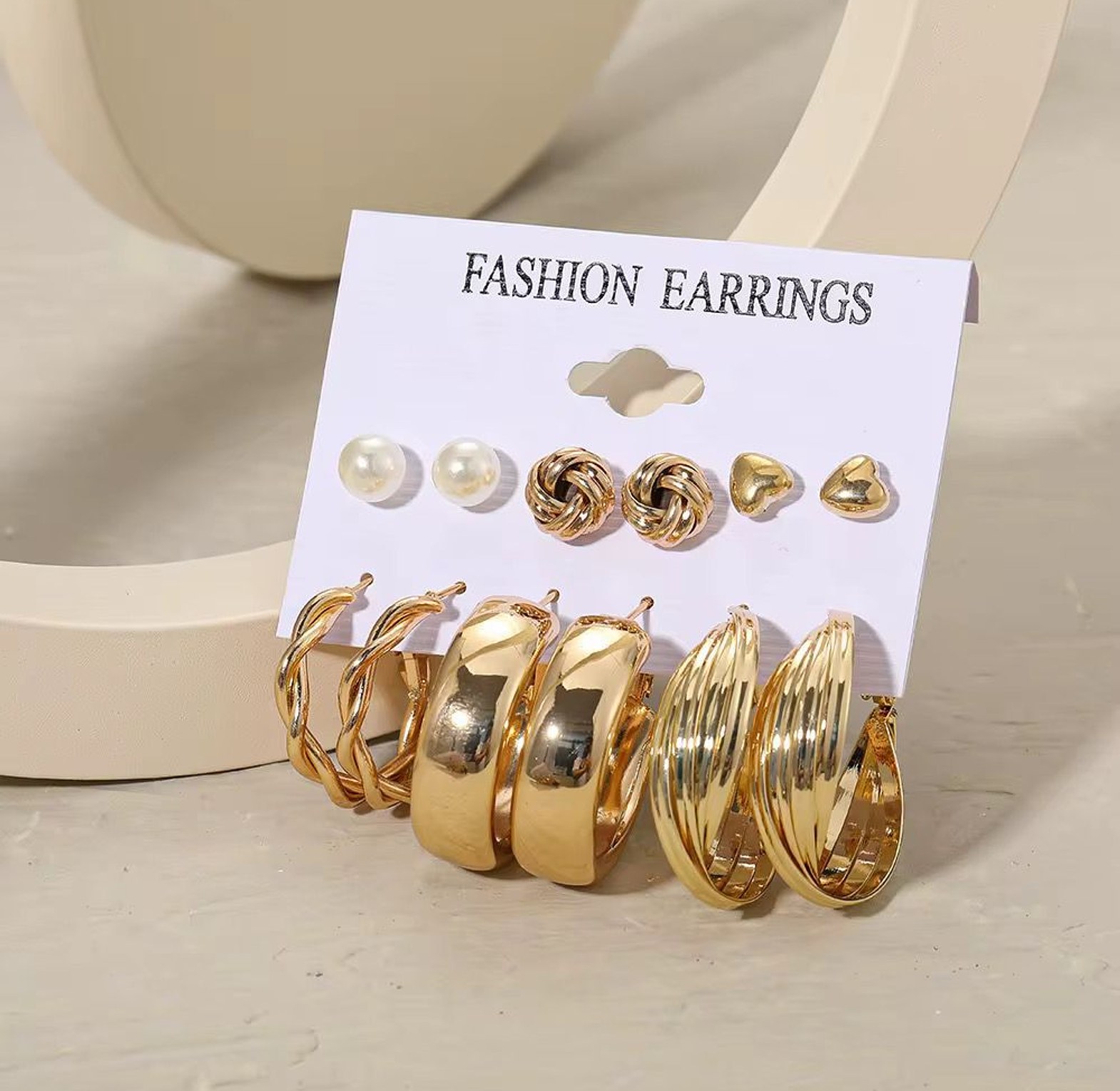 The Ultimate Gold-Tone Hoop & Stud Collection image