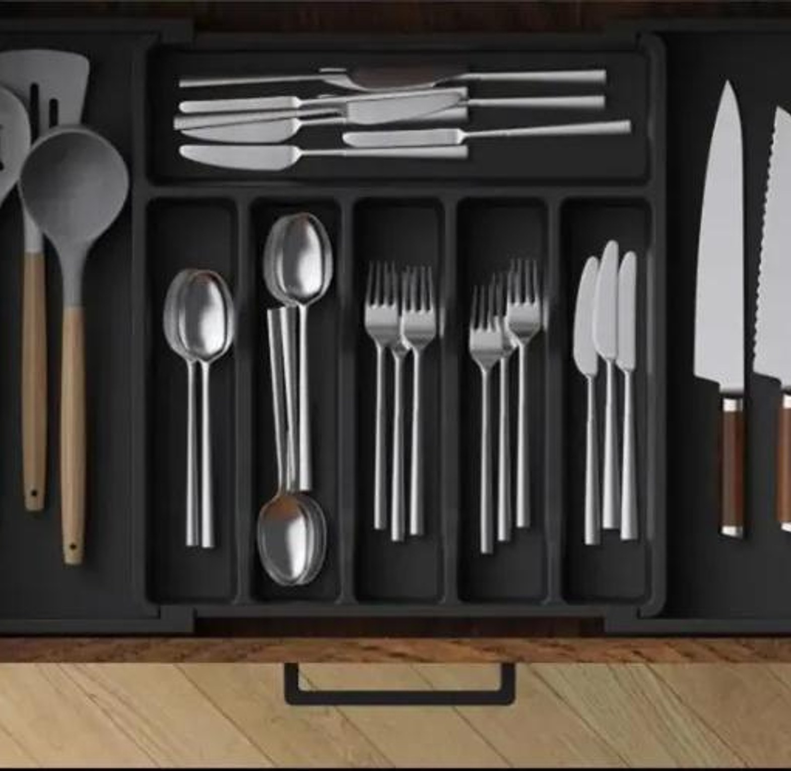 Expandable cutlery Organizer image