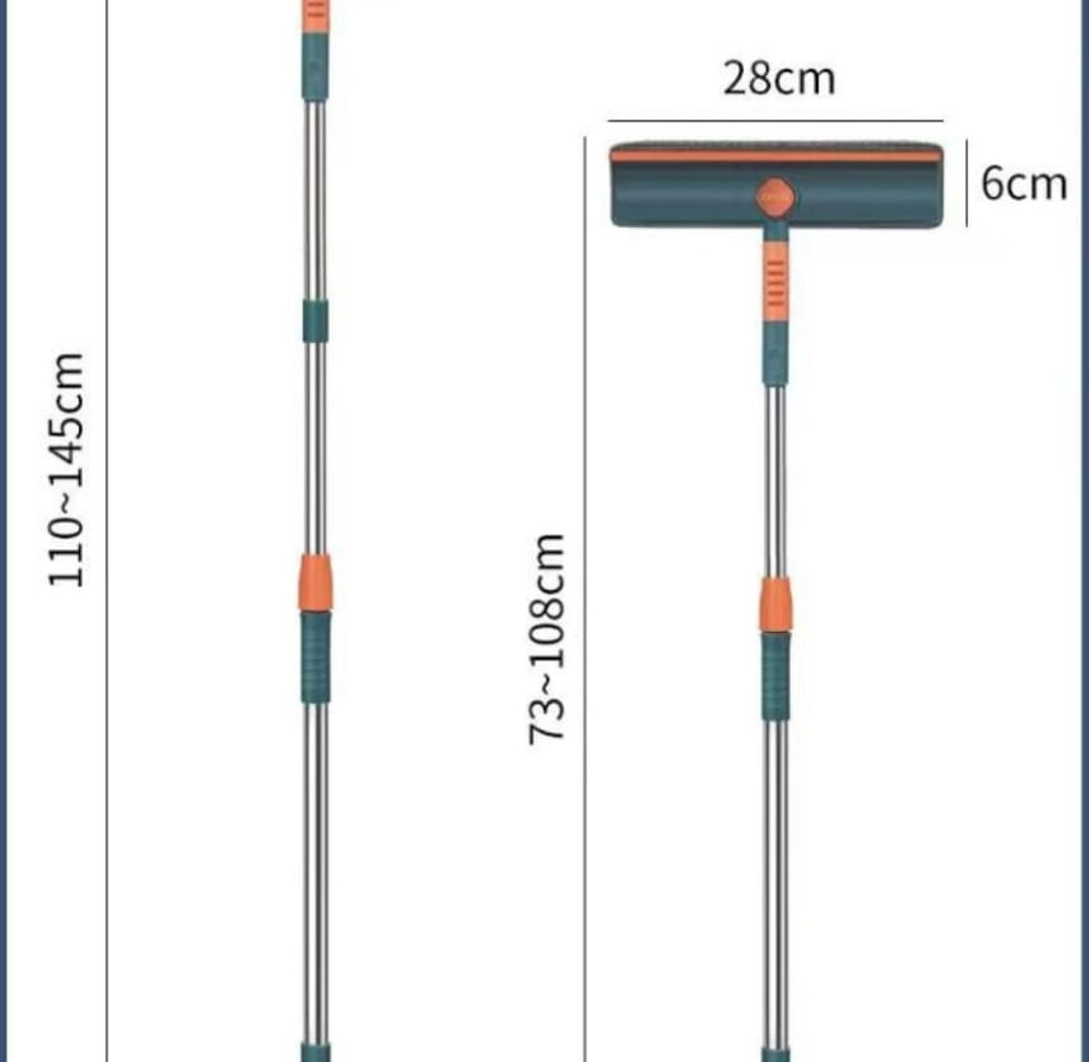 2 in 1 Glass Window Cleaner, Cleaning Tool image