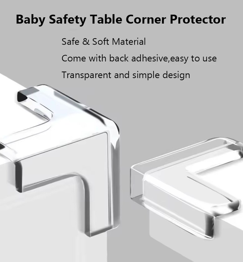 4pc Kids Corner Table Protector, Baby Safety Table Cover image