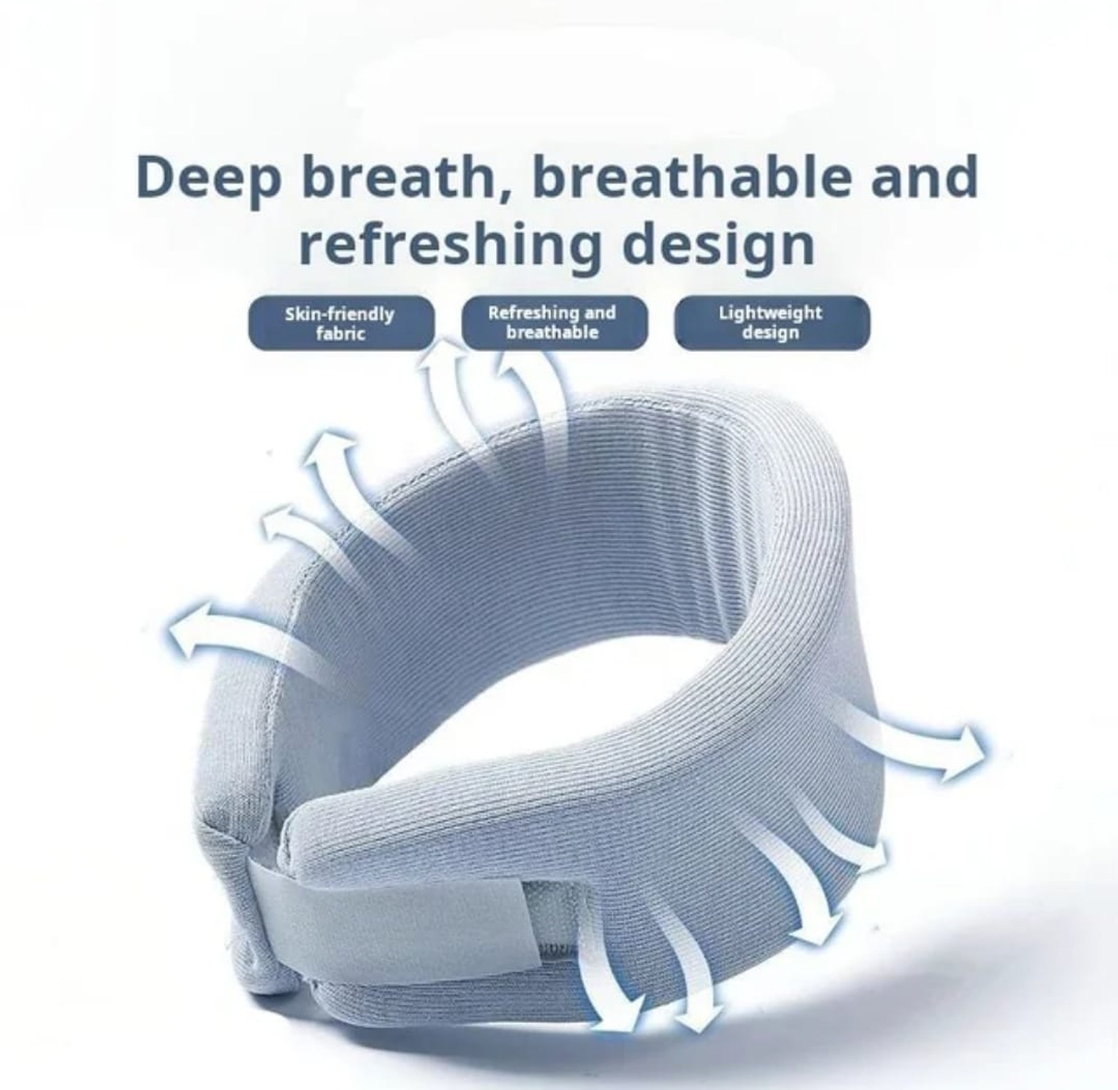 Travel soft neck support, travel neck pillow  image