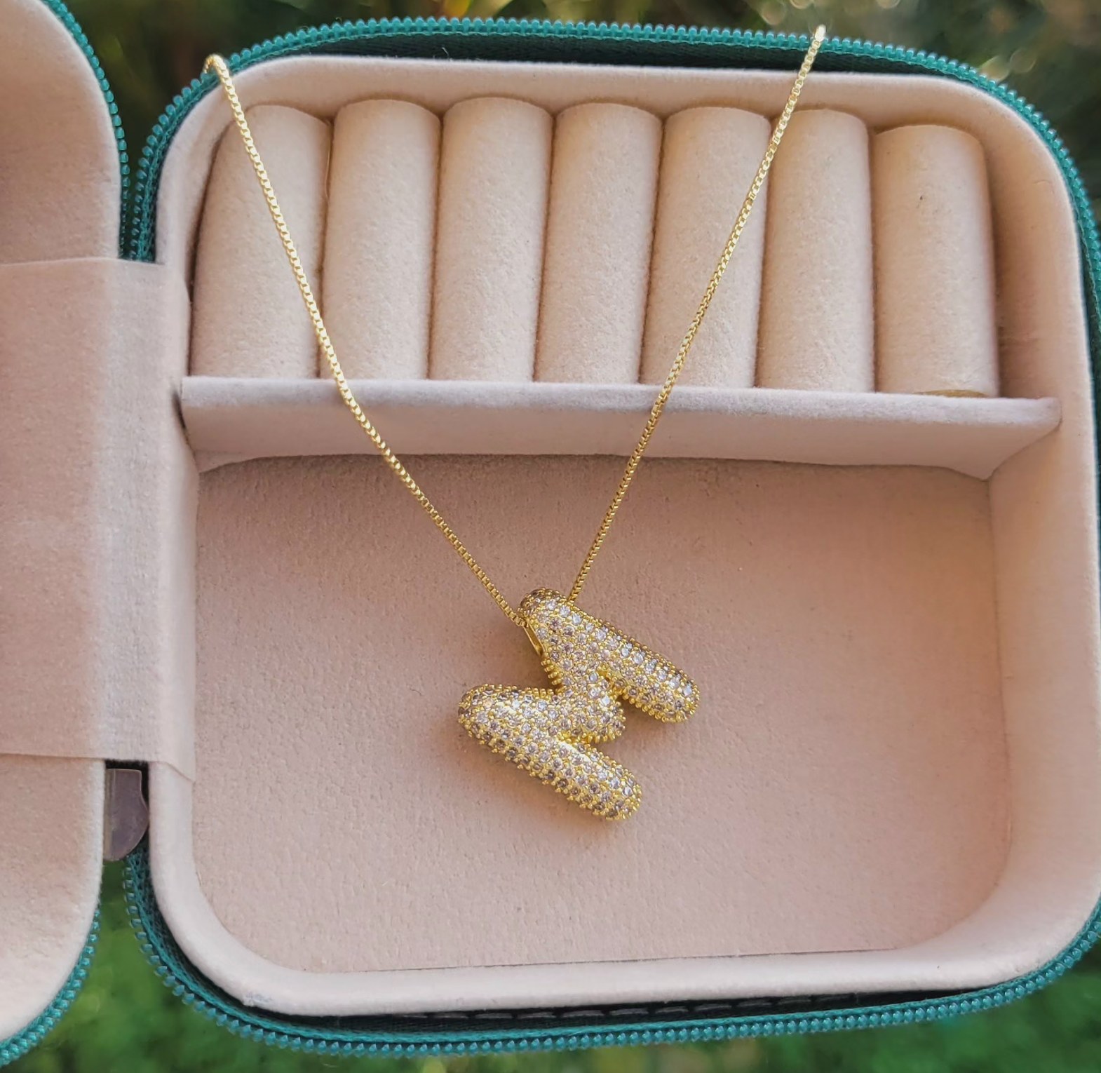 Letter necklace M image