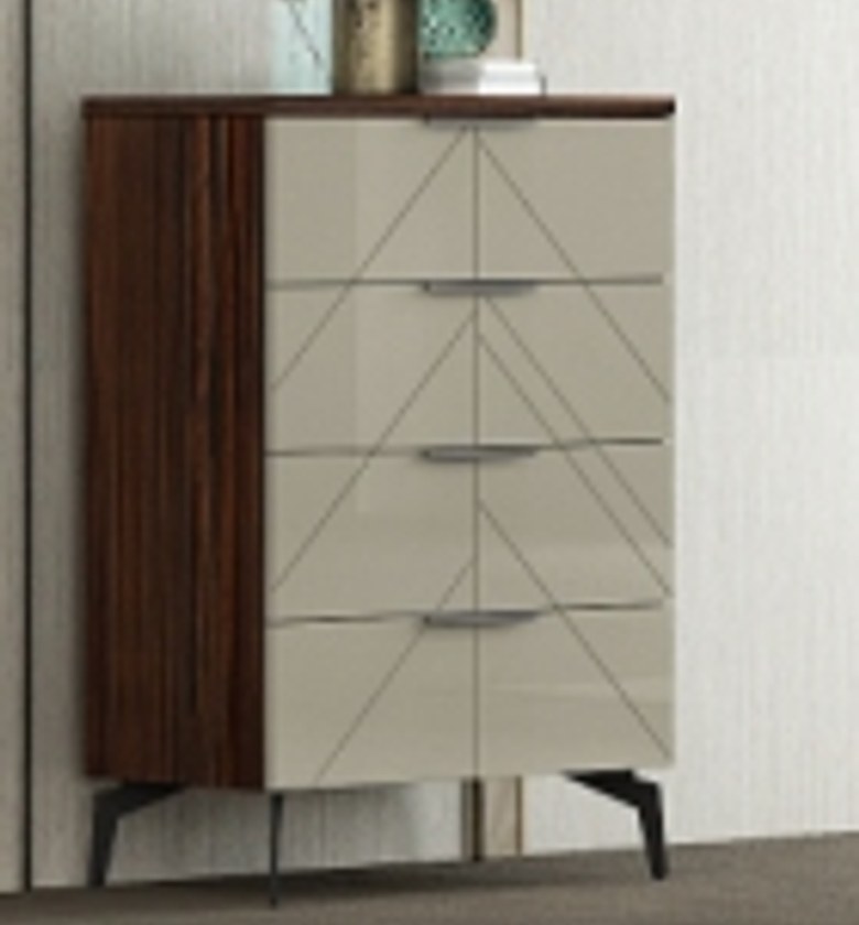 CHEST 4 DRAWER EBONY image