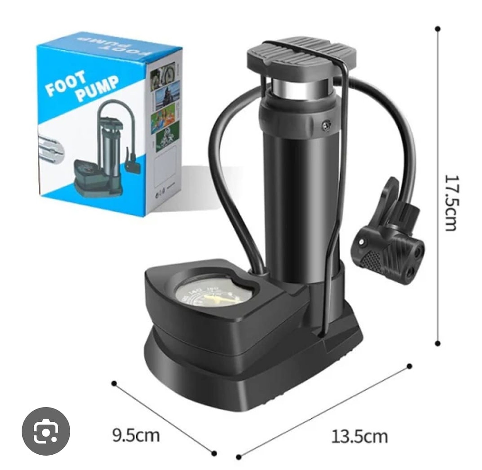 Foot Pressure Tyre Pump image