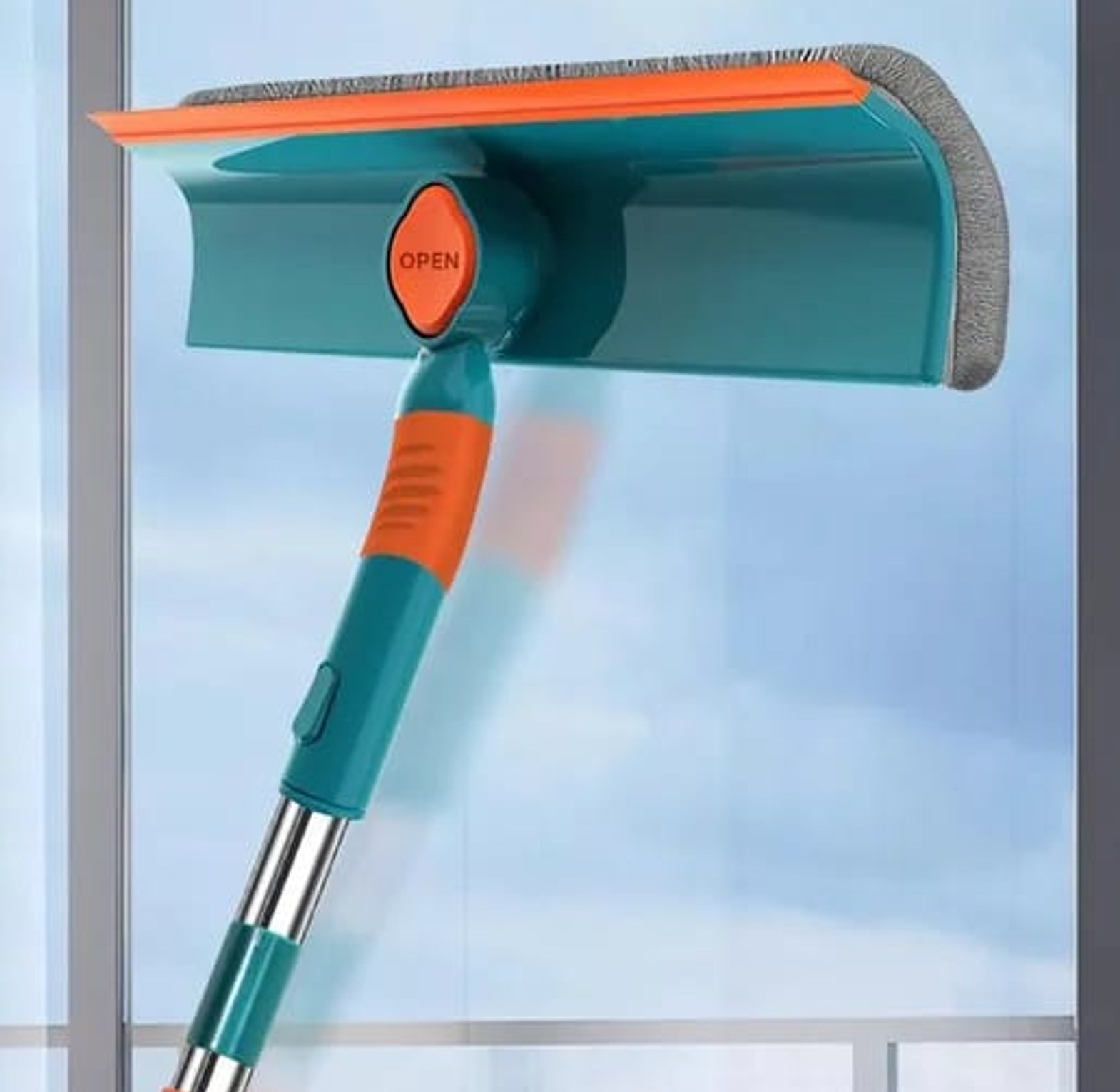 2 in 1 Glass Window Cleaner, Cleaning Tool image