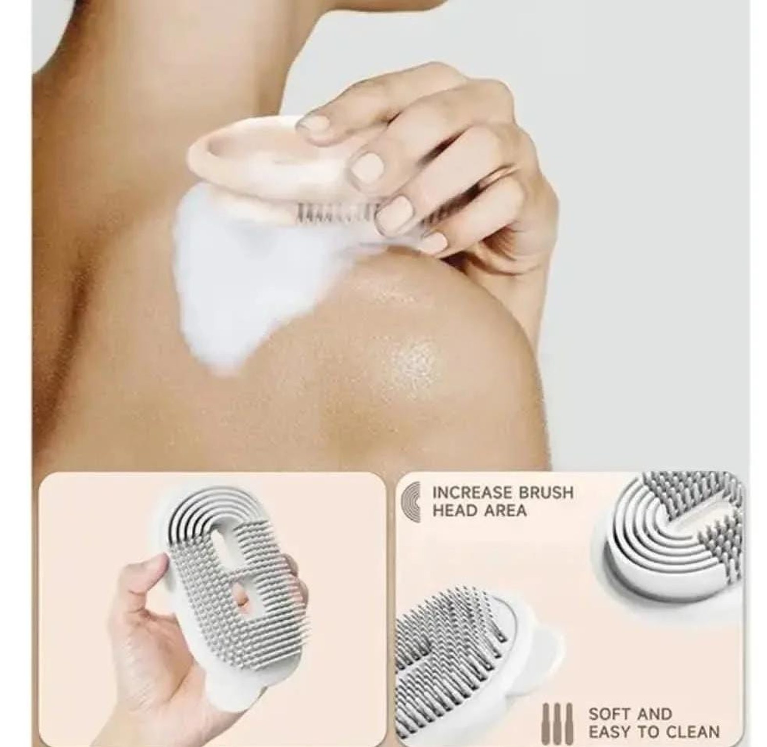 Portable Soap Dish Holder with Shower Brush image