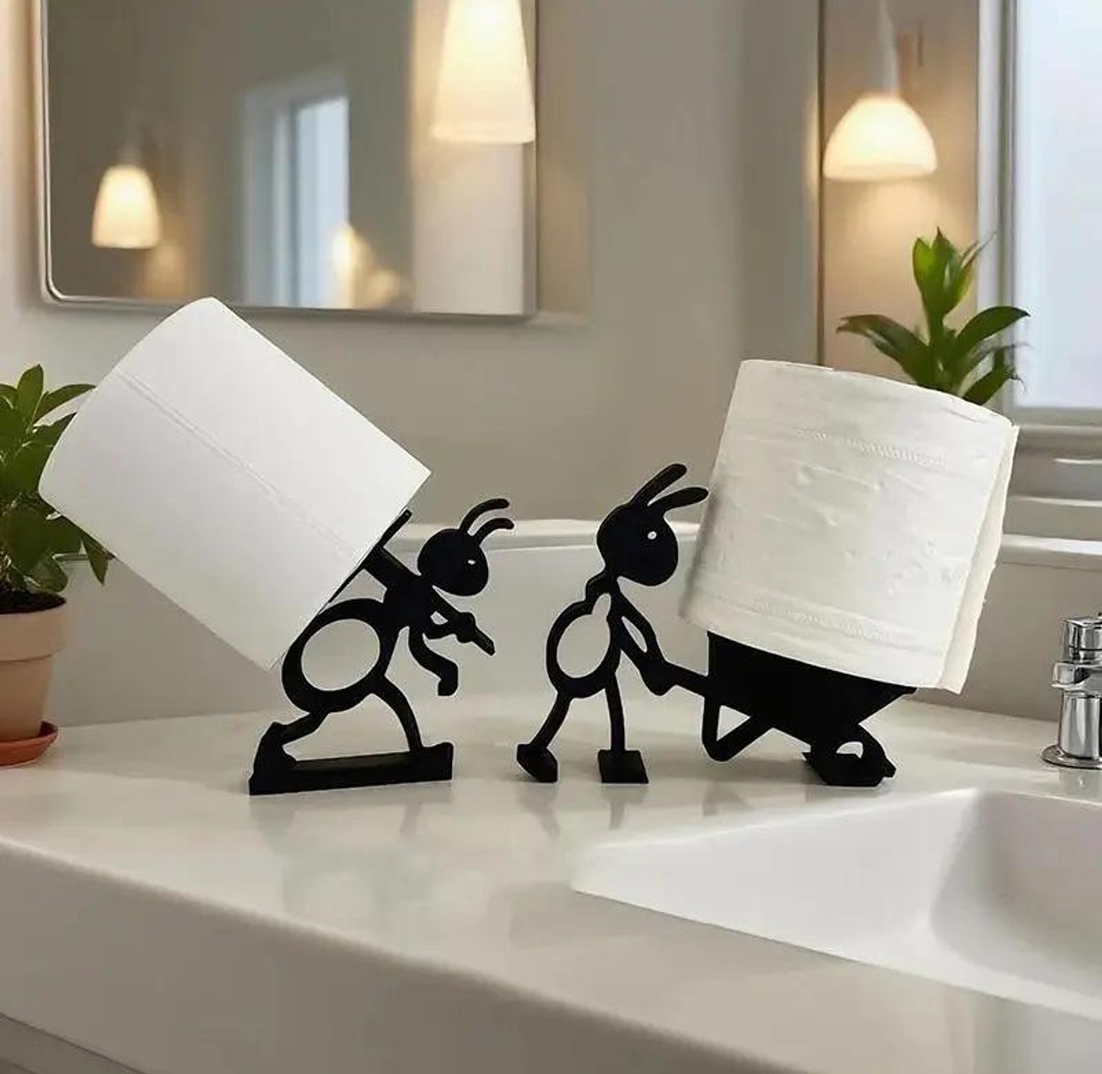 3D Printed Cute Tissue Holder Figurine image