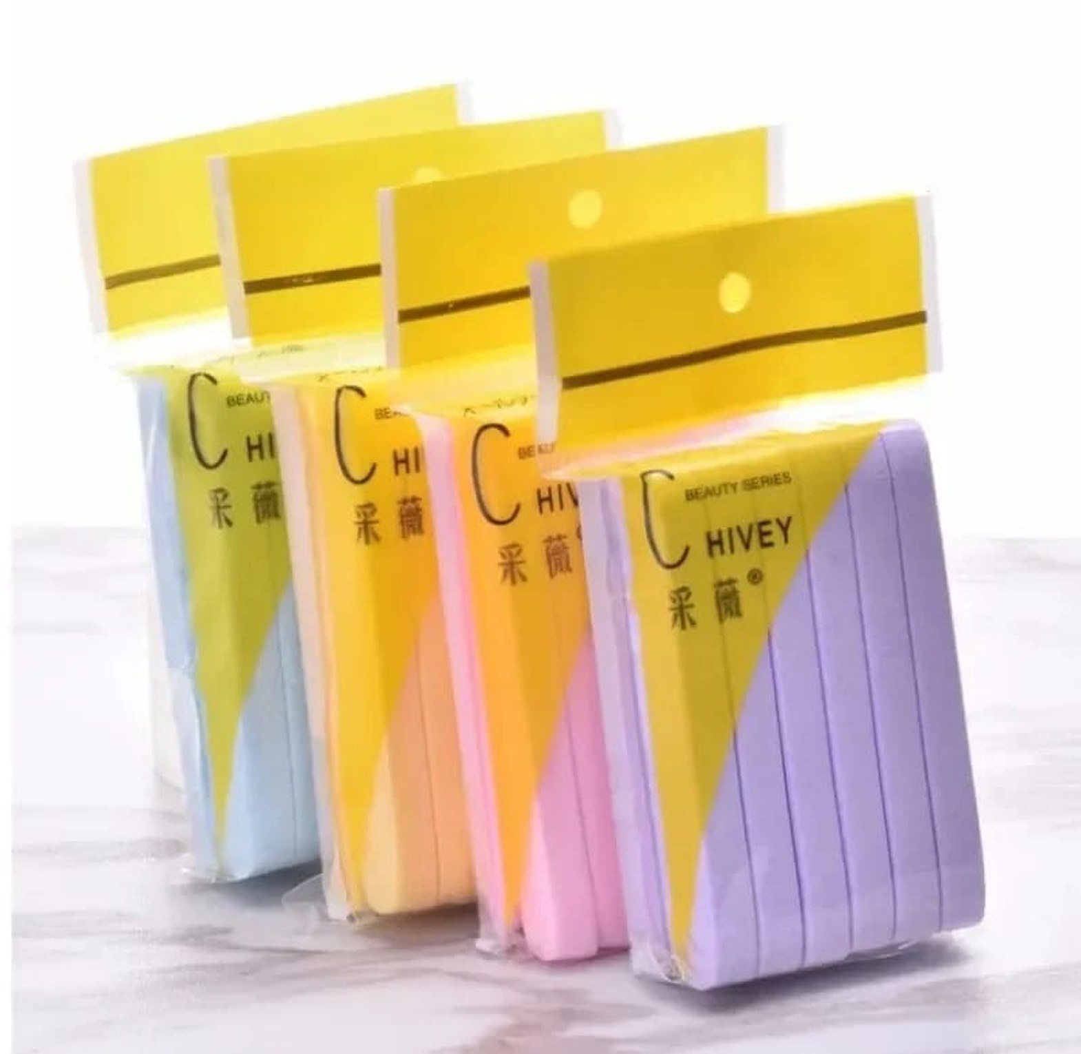 12pcs Set Face Compressed  lean sponge image