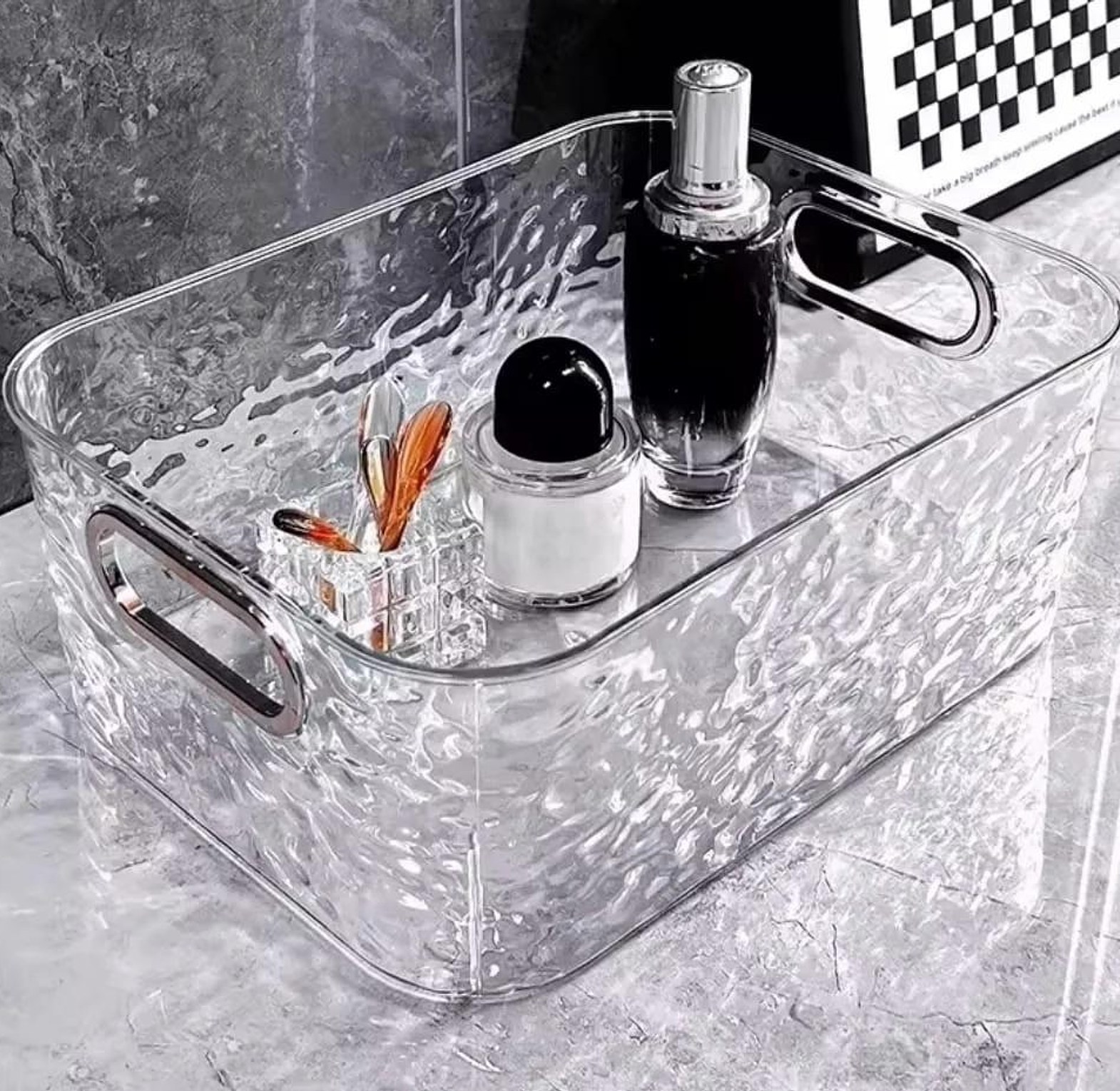 Multi-Purpose Transparent Cosmetic Organizer image