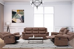 ATLANTA 7 Seater Fabric Recliner (3+2+1+1) thumbnail 1