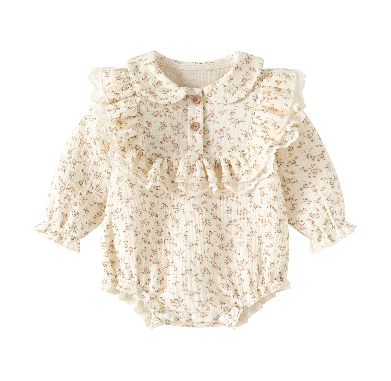 Ivory Garden Muslin Romper image