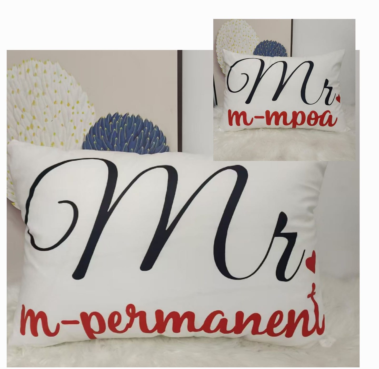 PILLOW CASES.  2 pillow cases/pillow covers with zip image