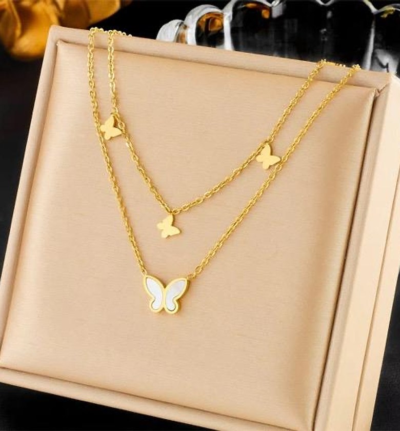 Butterfly Layered Necklace  image