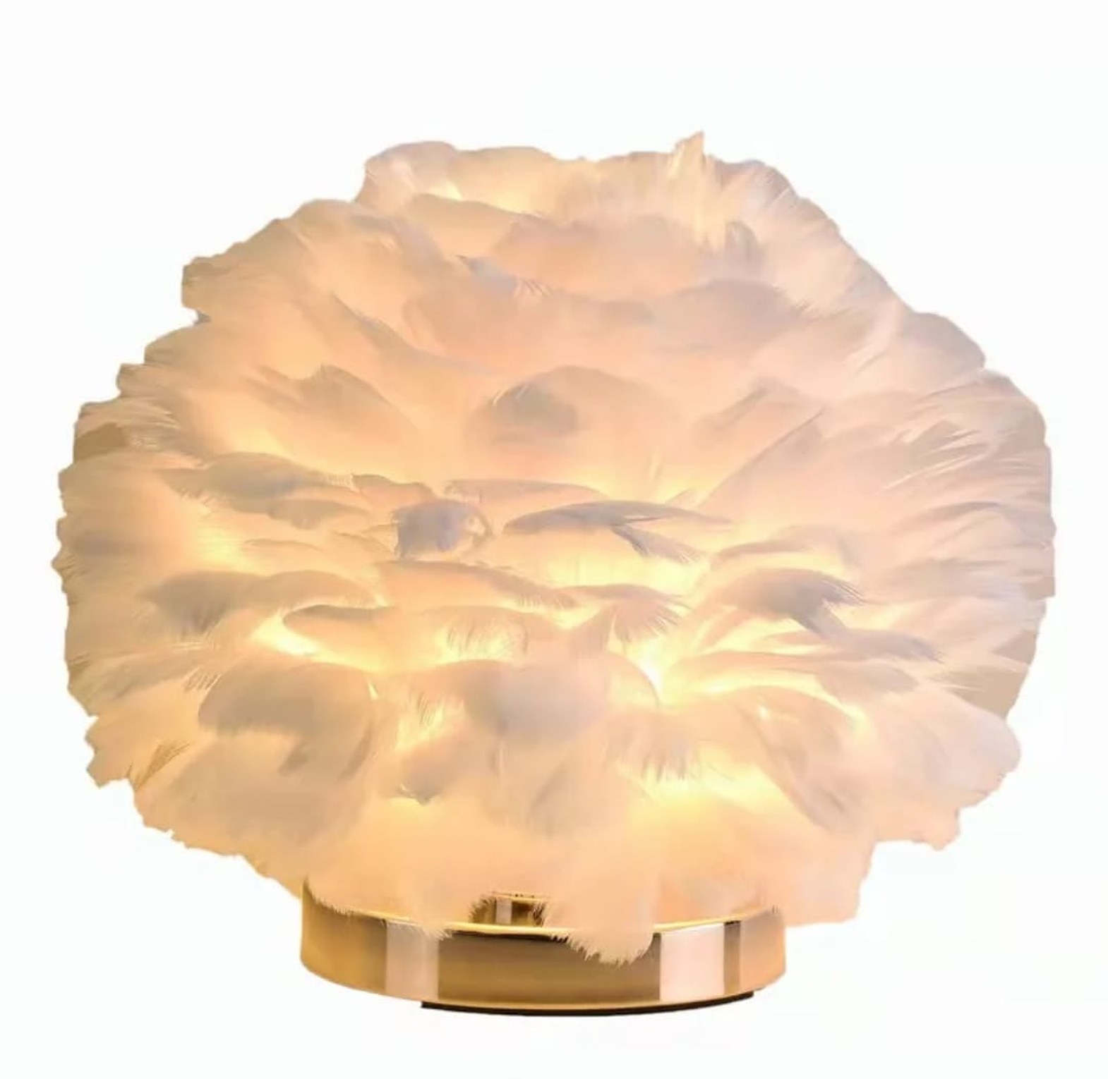 Creative Feather Table Lamp image