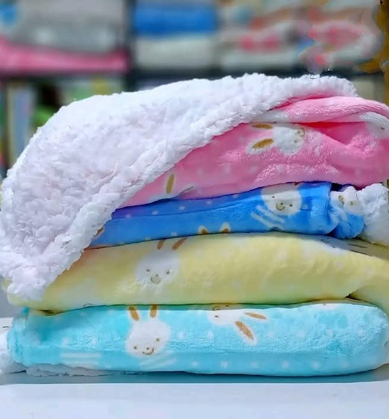 Fashion Super Soft Baby Double Layer Shawl image