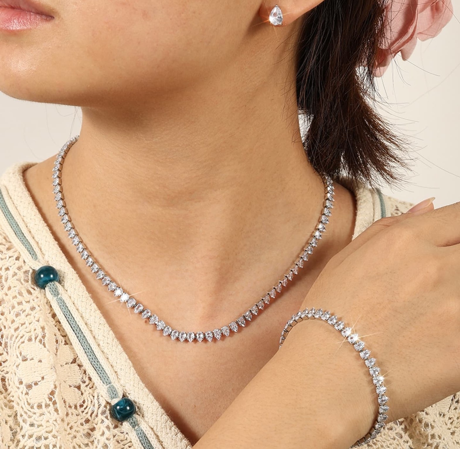 Tennis Jewelry Set image