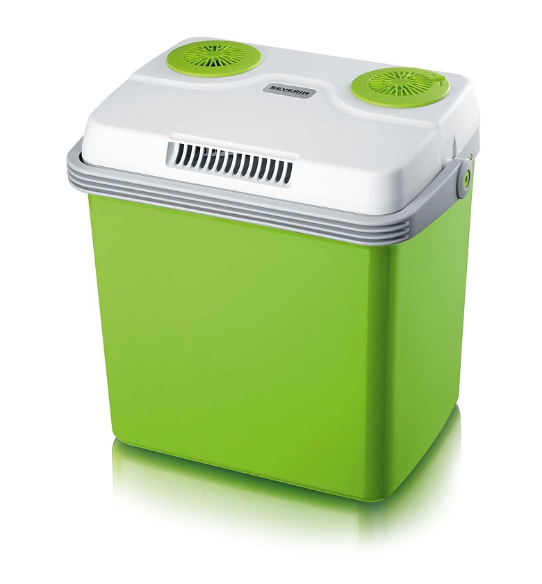 Electric Cool Box with ad image