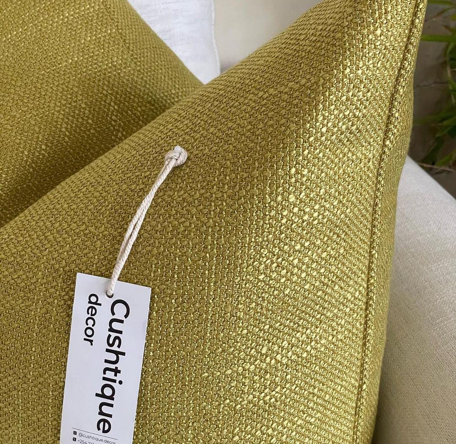 SOFT LEMON CUSHION image