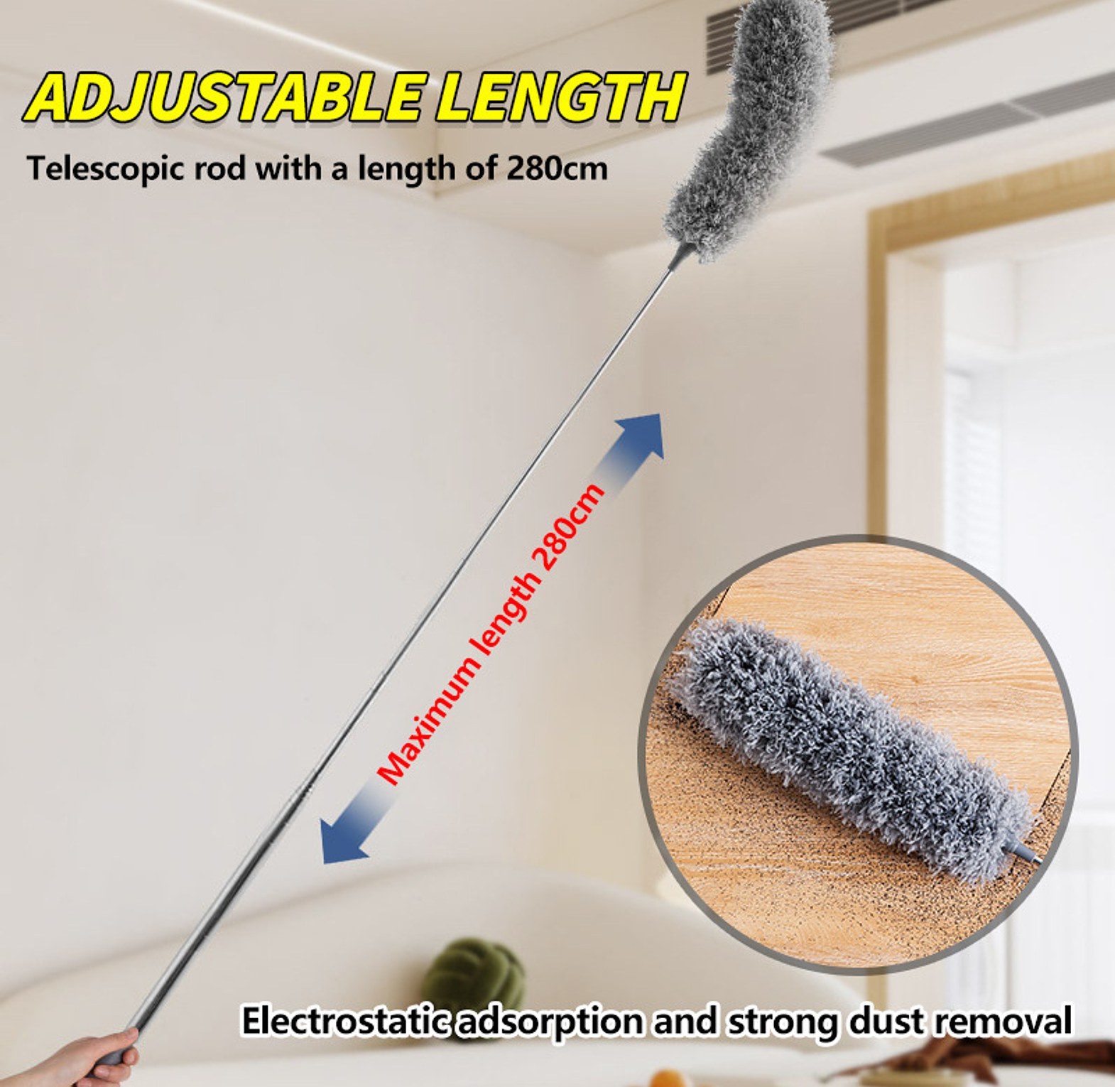 Multifunctional Retractable Duster (Bendable Head) image