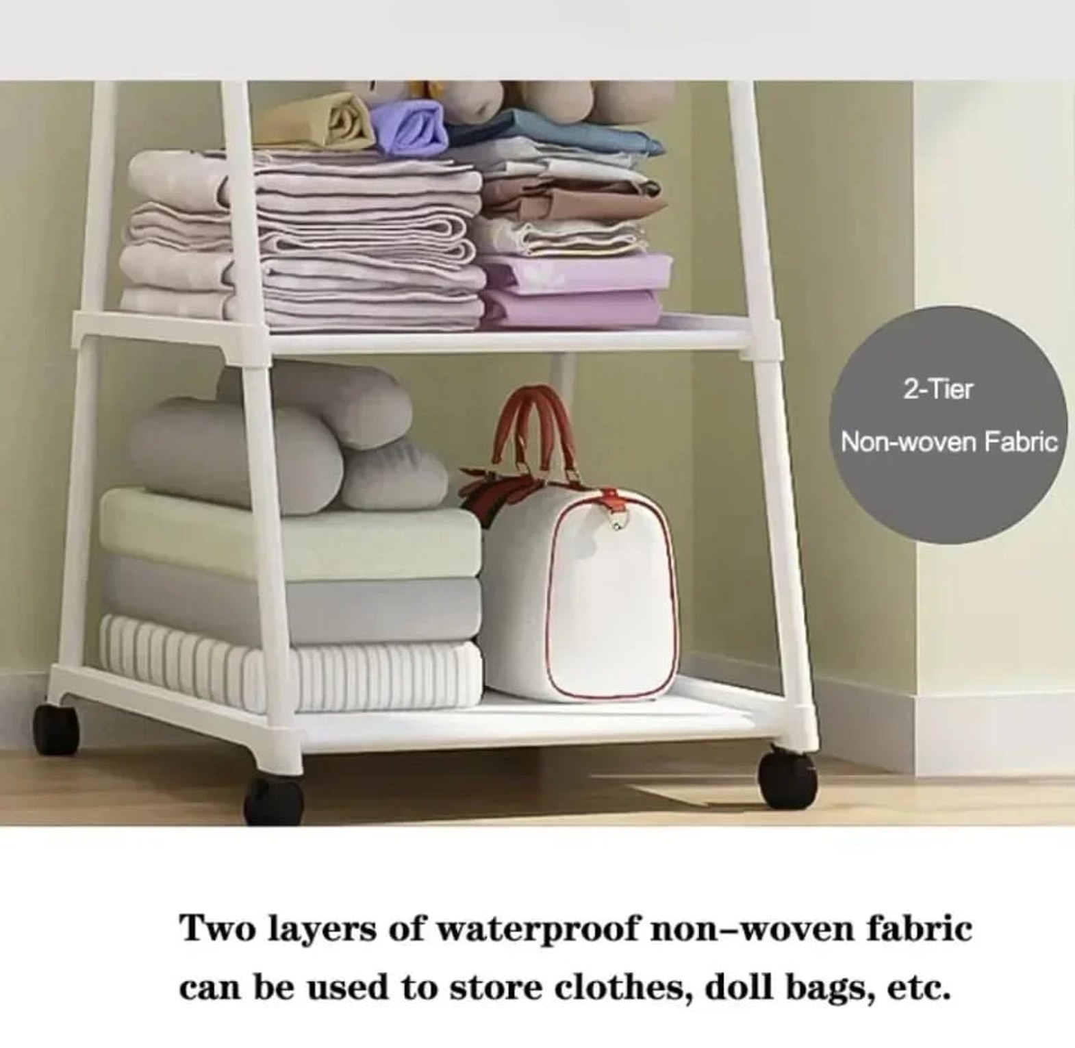 Indoor triangular coat rack image