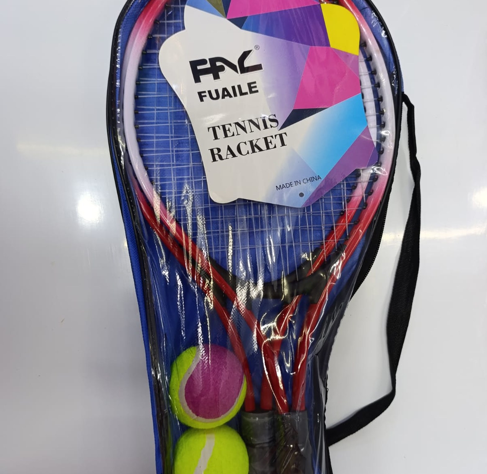 Table Tennis Racket Pair Plus Free Ball. image