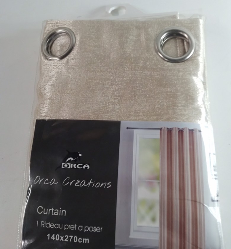 CURTAIN (8 RINGS/BLACK-OU image