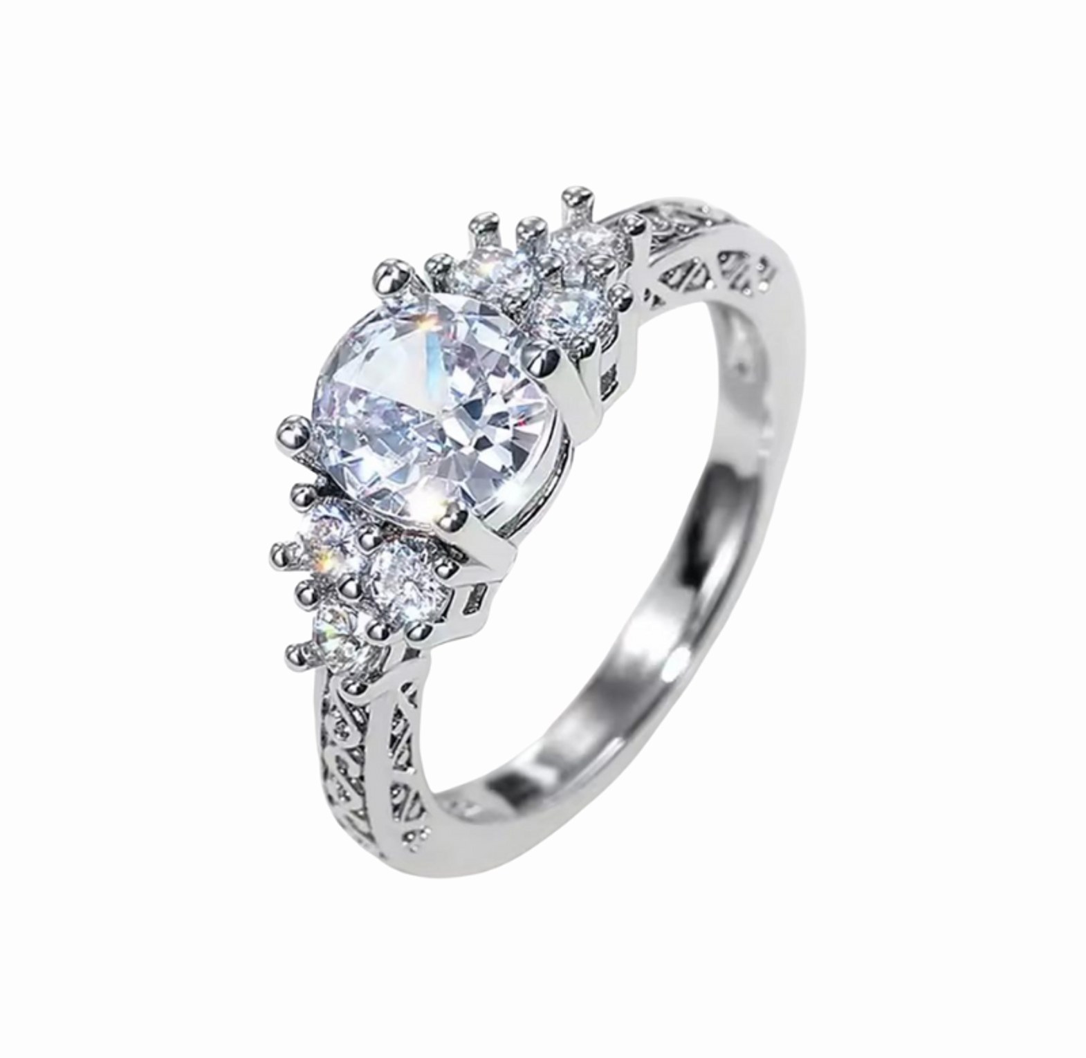 The Vintage Vine Cluster Ring image