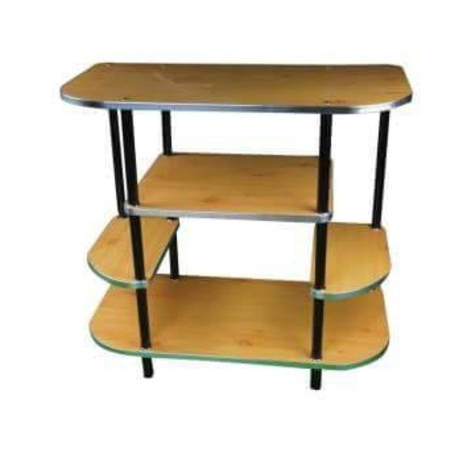 32 " TV Stand - Butterfly Shaped-Wooden Unassembled image