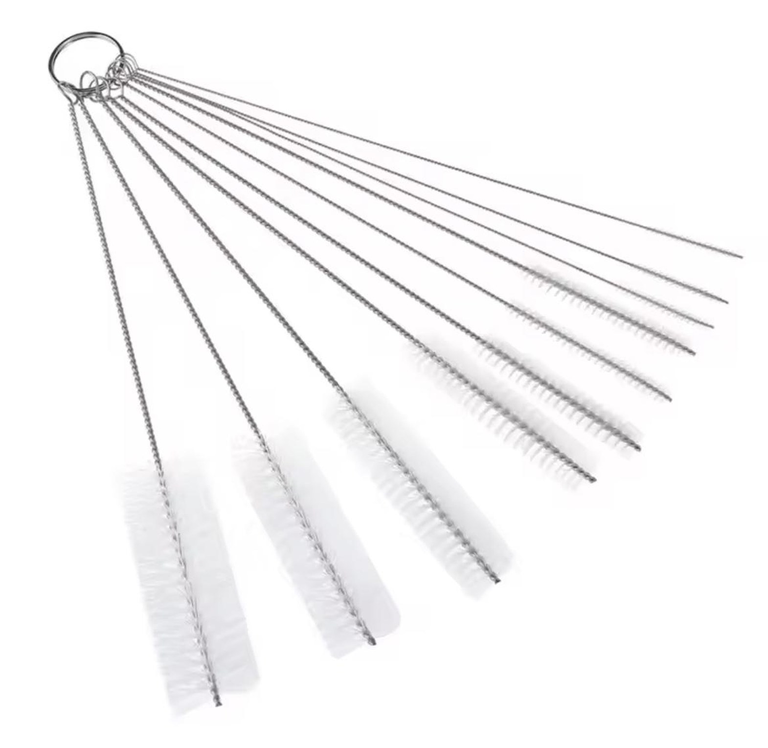 10 Piece Drinking Straw Cleaning Brushes Set image