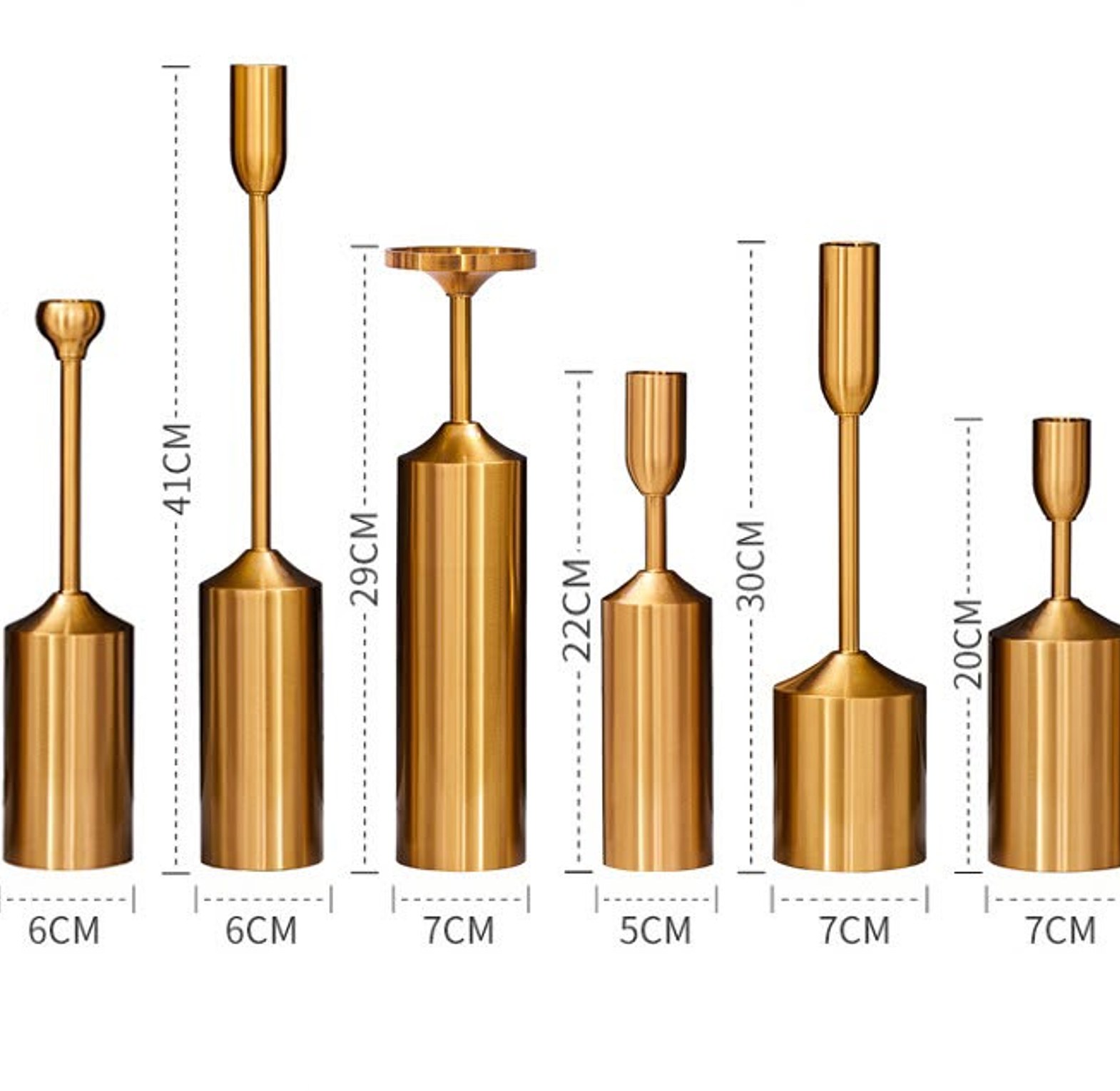 Luxury Gold Candle Holders image