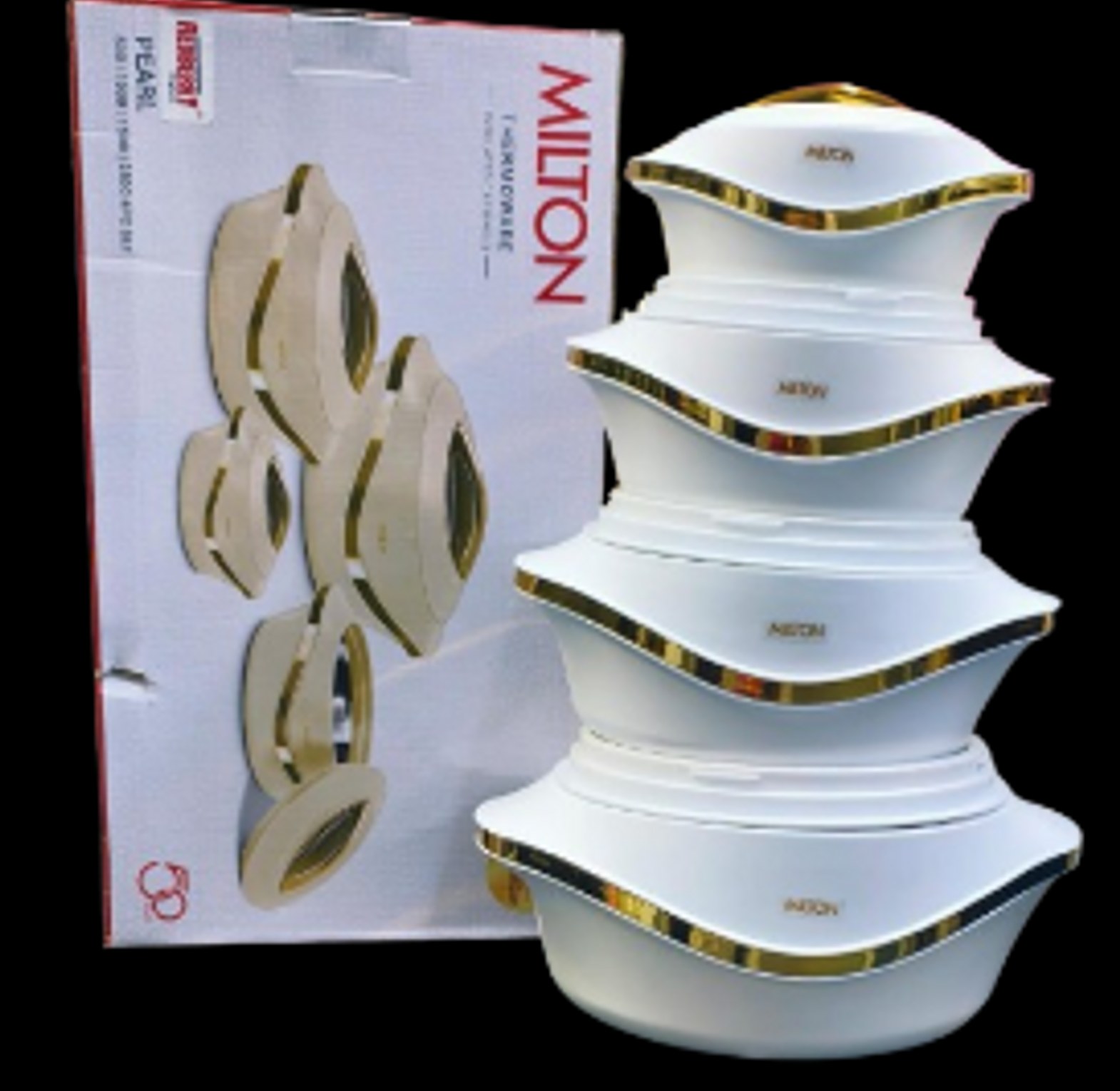 Hotpot. Milton 4 pcs pearl hotpots well insulated image