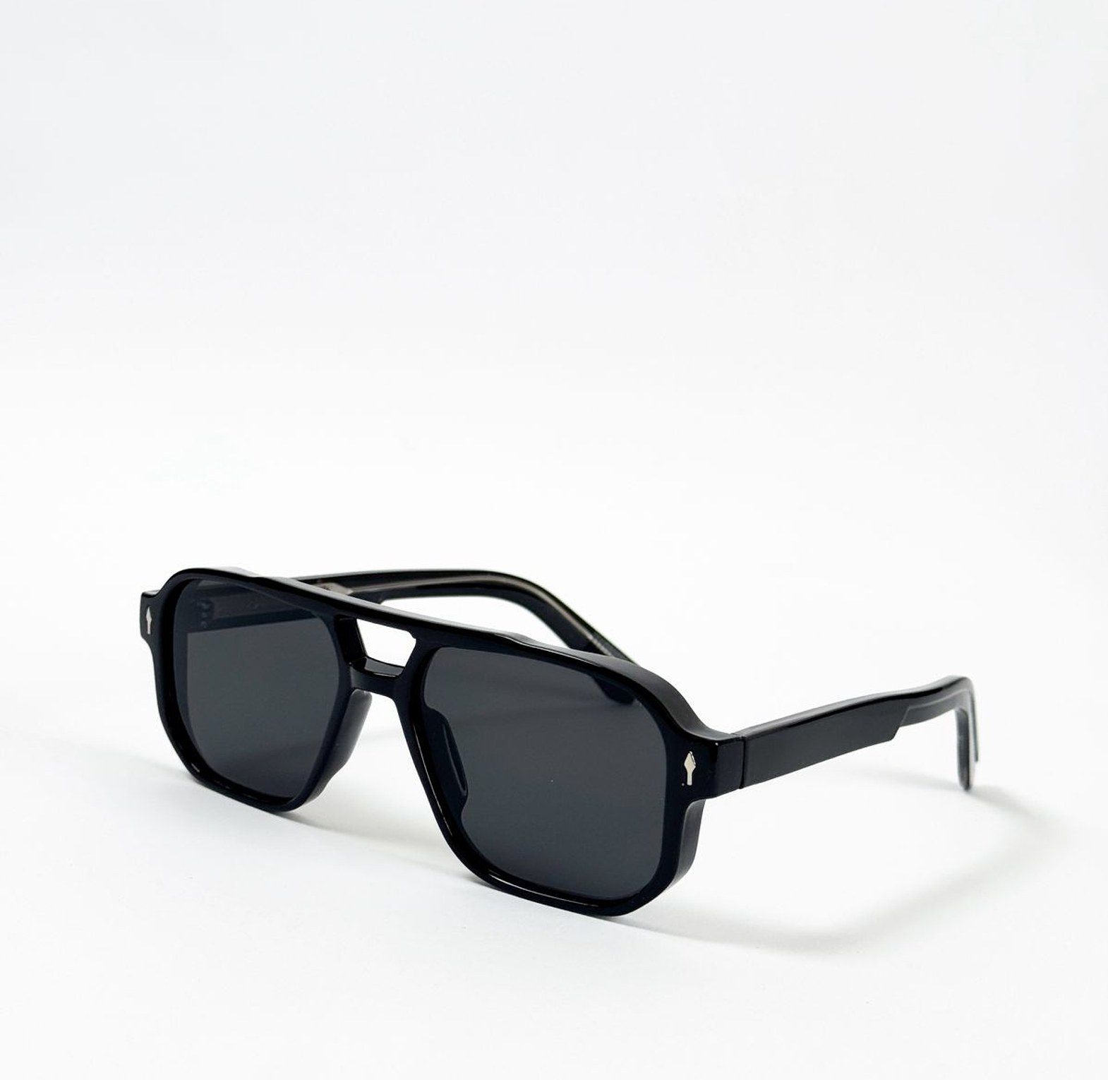 Flash Black Pilot Geometric Shades image