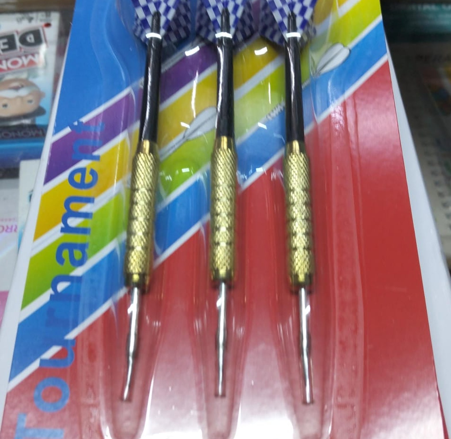 PROFESSIONAL  DART ARROW-3 PCS . Professional Soft Tip Darts with Aluminum Alloy Shafts  image